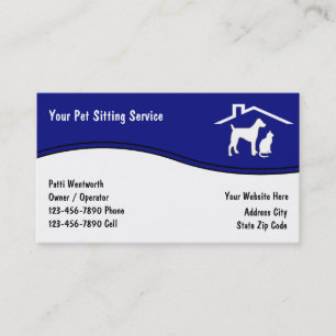 Pet Sitter Business Cards