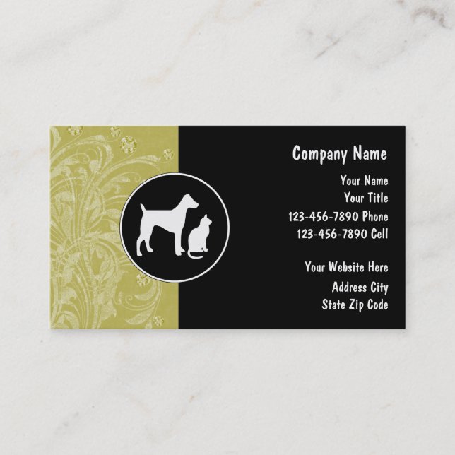 Pet Sitter Business Cards (Front)