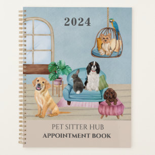 Pet Sitter Business Office Appointment Diary Planner