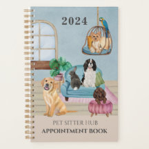 Pet Sitter Business Office Appointment Diary 