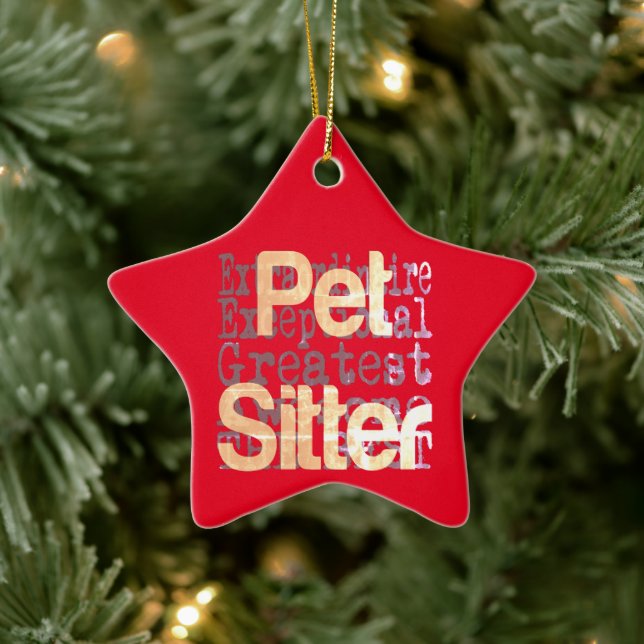 Pet Sitter Extraordinaire Ceramic Tree Decoration (Tree)