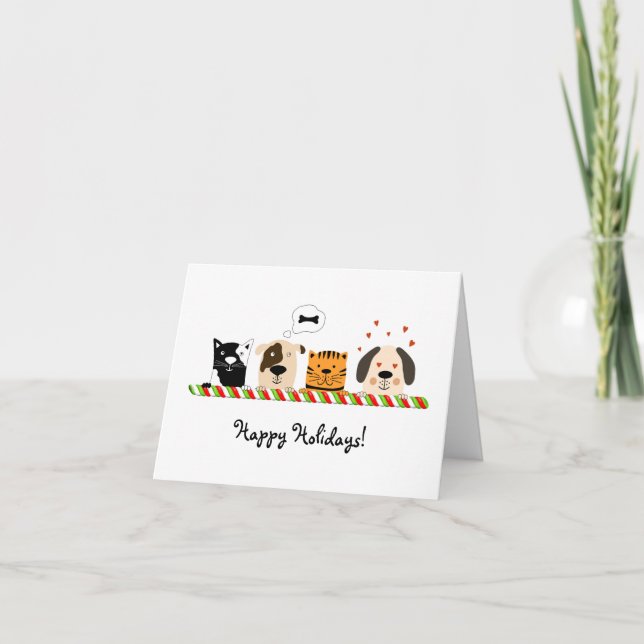 Pet Sitter Holiday Card (Front)