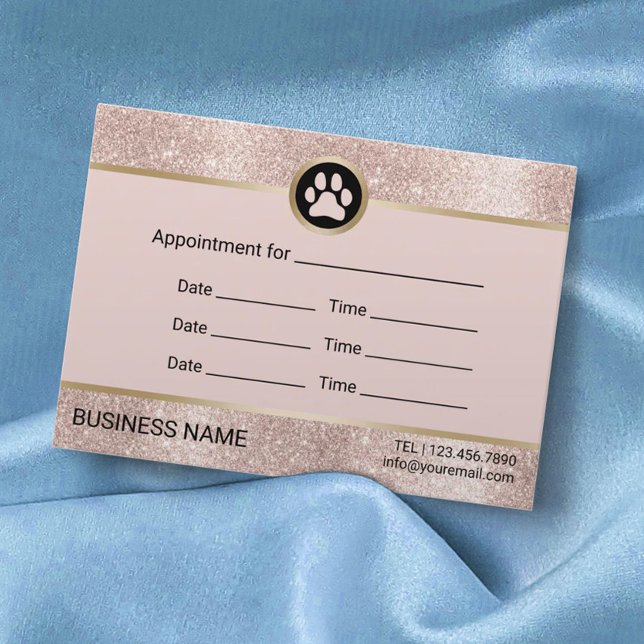 Pet Sitter Pet Sitting Blush Rose Gold Appointment (Creator Uploaded)