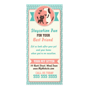 Pet Sitter Rack Card - Personalizable