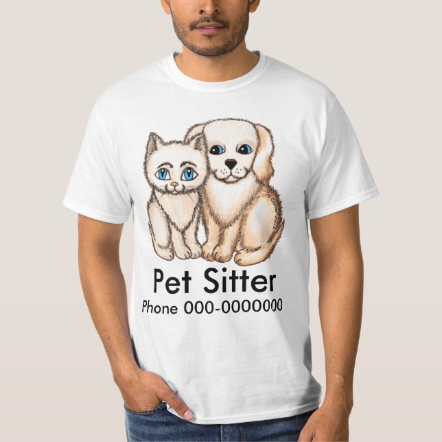 Pet Sitter  t-shirt (Front)