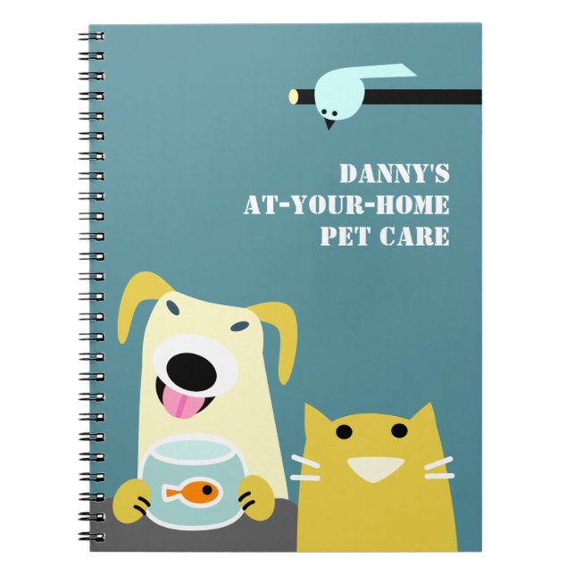 Pet Sitter's Business Notebook (Front)