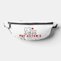 Pet Sitter's Club Dog Walkers | White Black & Red