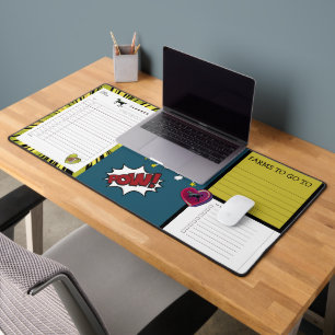 PET SITTERS FUN COMIC HORSES DESK MAT
