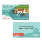 Pet Sitting Animal Care Funny Dog and Cat on Couch