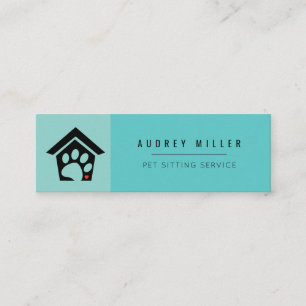 Pet Sitting Service Pet Care Square Business Card