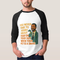 Pet Snake No Hair Suit Funny Graphic