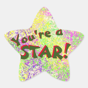 Pet Star Cool Cat "You're a Star!" Sticker