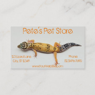 Pet Store Business Card