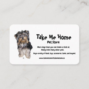 Pet Store business card