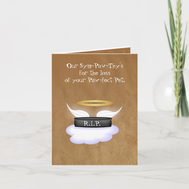 Pet Sympathy Card (Front)