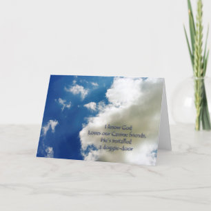 Pet Sympathy Card