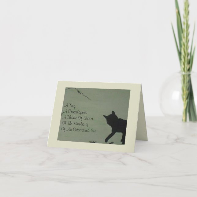 Pet Sympathy Card - Cat (Front)