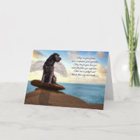 Pet Sympathy Loss of a Dog Angel Wings Beach
