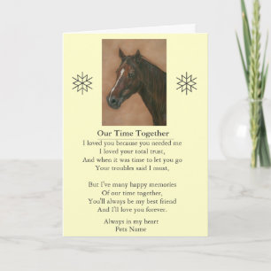pet sympathy poem original customisable message card