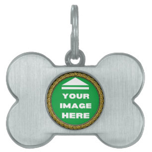 Pet Tag Bone - Personalised - Add Image / Text