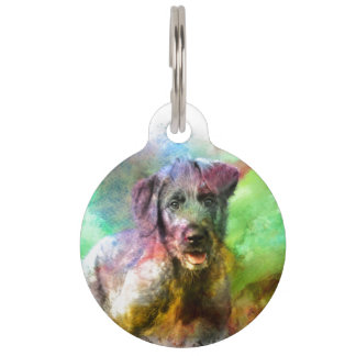 Pet Tag Irish Wolfhound 001