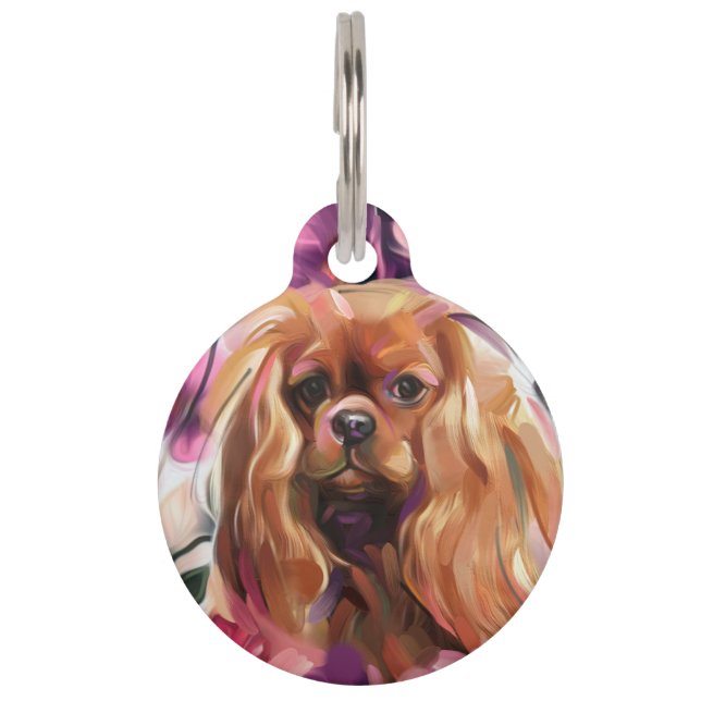 Pet TAG | 'Ruby' Ruby Cavalier Art (Front)