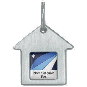 Pet Tag with Flag of Columbia, SC