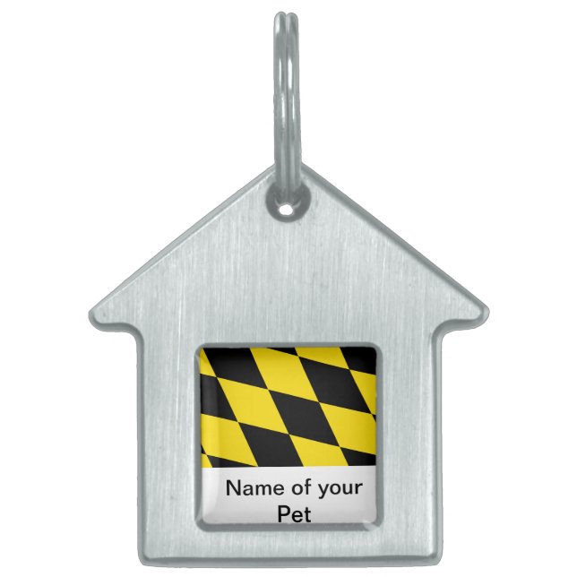 Pet Tag with Flag of Munich, Germany (Front)