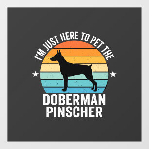 Pet The Doberman Pinscher Retro