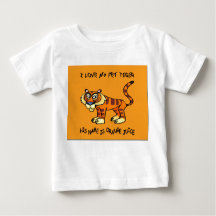 PET TIGER TODDLERS FINE JERSEY T-SHIRT