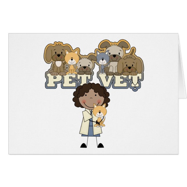 Pet Vet AA Female Tshirts and Gifts (Front Horizontal)