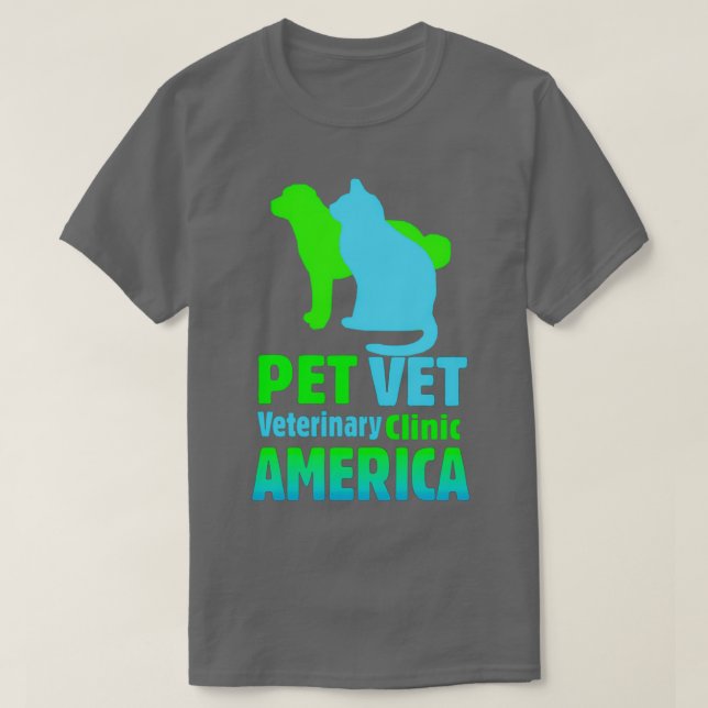 Pet vet veterinary clinic T-Shirt (Design Front)