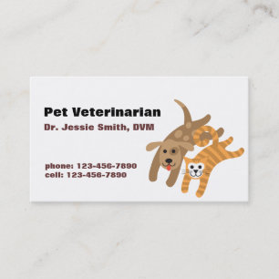 Pet Veterinarian/ Pet Care Business Card