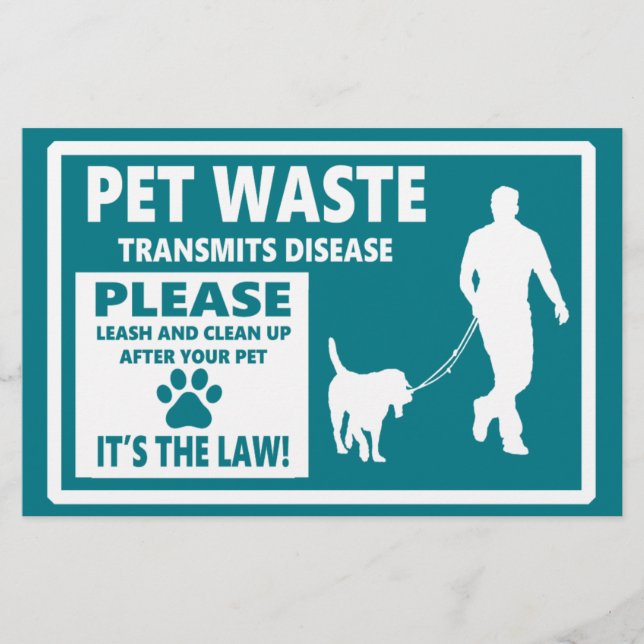 PET WASTE - Courtesy Notice Flyer (Front)
