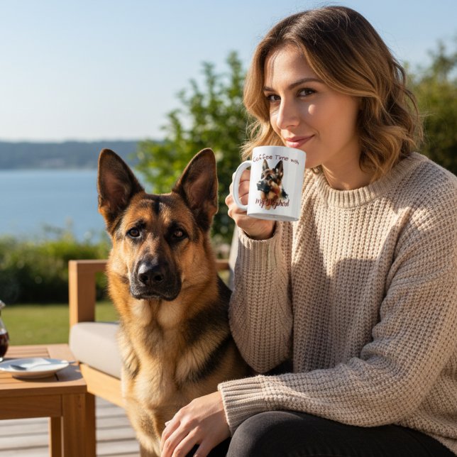  Pet Watercolor  Shepard Personalise Coffee Mug (Creator Uploaded)