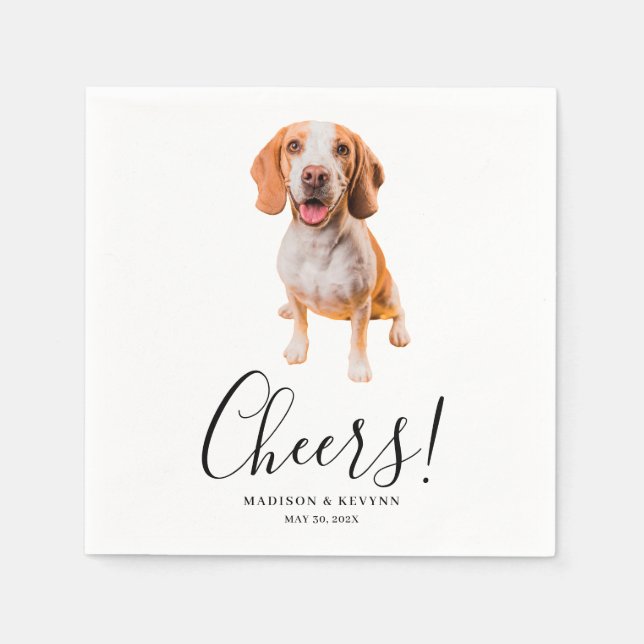Pet Wedding  Napkin (Front)