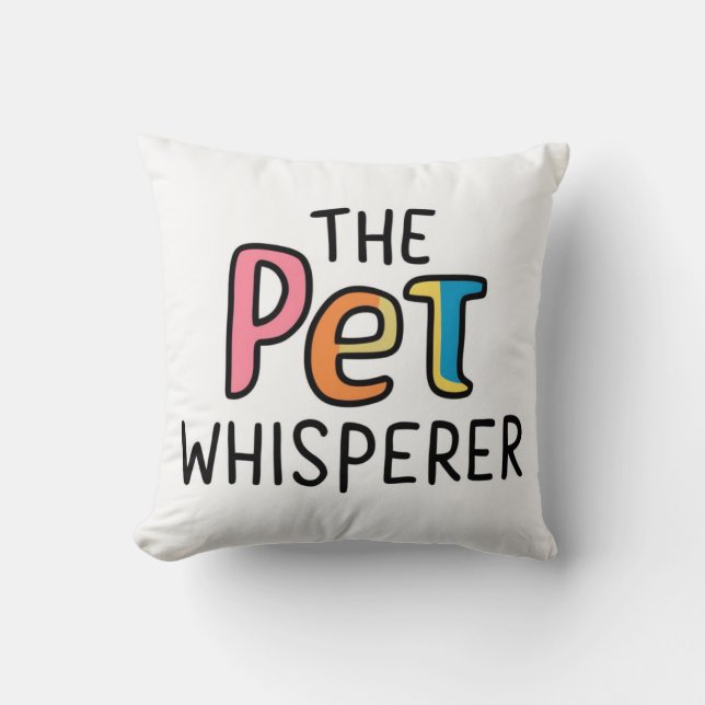 Pet whisperer cushion (Front)