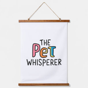Pet whisperer hanging tapestry