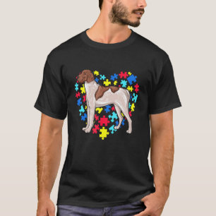 Pet Wirehaired Pointing Griffon Autism Awareness M T-Shirt