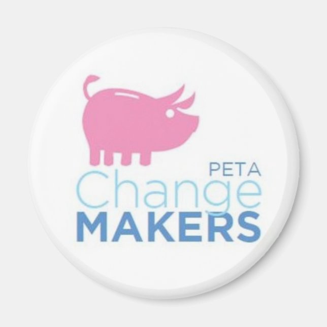 PETA Change Makers Magnet (Front)