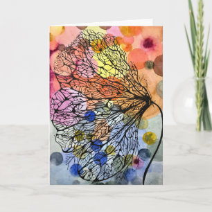 Petal - Blank inside greeting card 