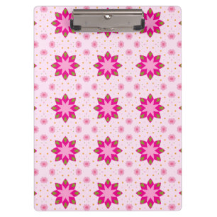Petal Blossom Confetti pattern Clipboard