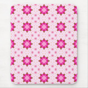 Petal Blossom Confetti pattern Mouse Pad