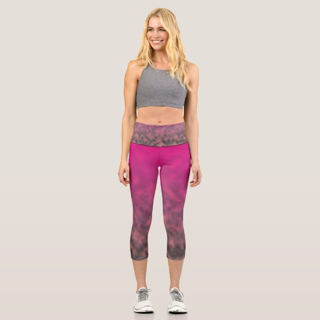 Petal Collapse Capri Leggings (Front)