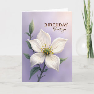 Petal Design Birthday Card