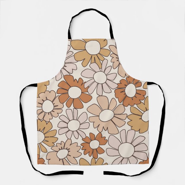 Petal Jubilee Warm Earth Boho Apron (Front)