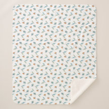 Petal Leaves Throw Blanket
