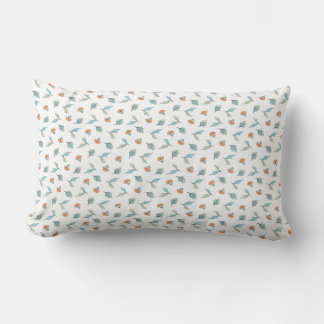 Petal Leaves Throw Blanket Lumbar Cushion
