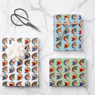 Petal Paisley Rhythm Wrapping Paper Sheet