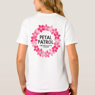 Petal Patrol Flower Girl Wedding T-Shirt